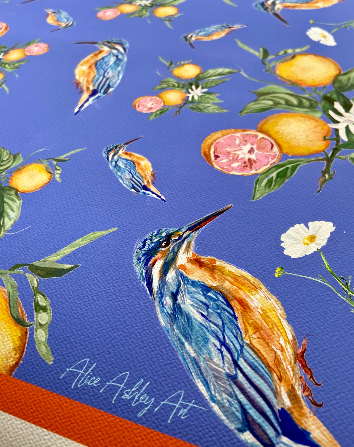 Botanical Kingfisher | Blue Limited Edition
