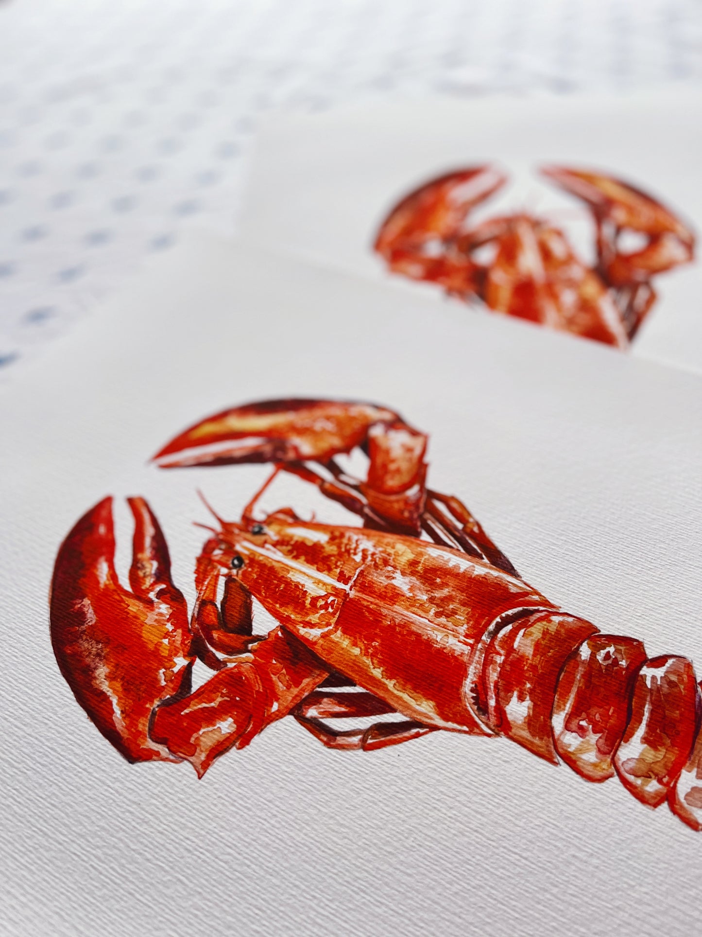 Lobster Watercolour Original Print