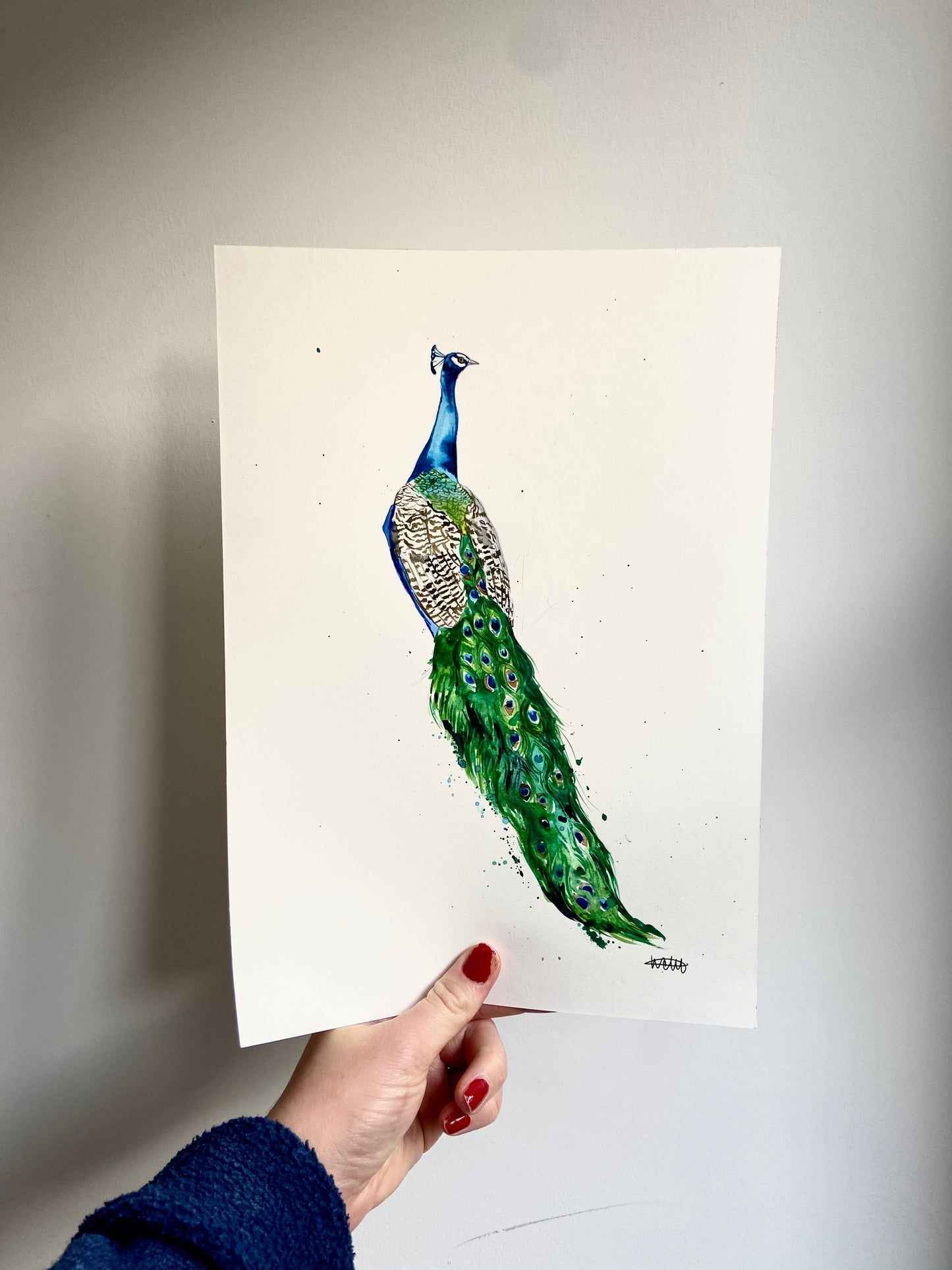 Peacock Print